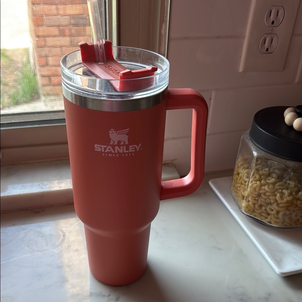 Stanley Coral Travel Tumbler with Handle